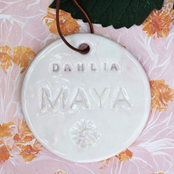 Dahlia Maya - Keramik planteskilt