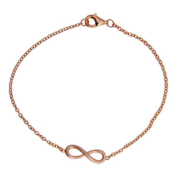 brug Orient gevinst Miss Infinity, armbånd, rosa fg sølv