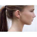 rosegold hoops