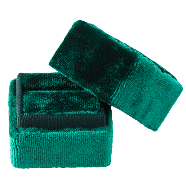 Velour smykkeæske